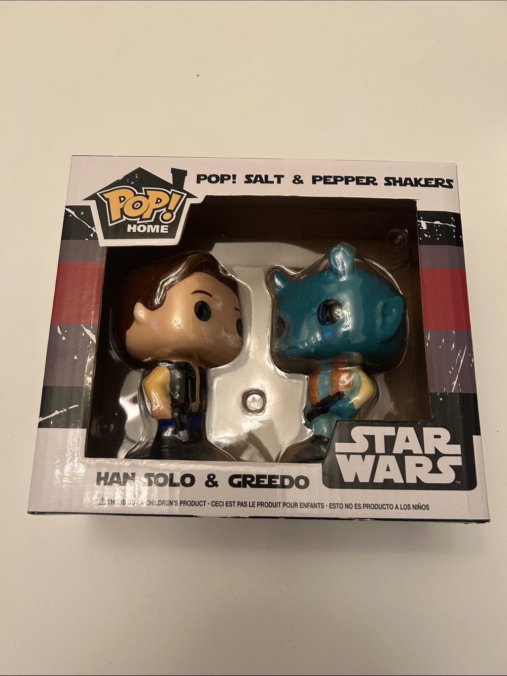 NEW NWT NIB Funko Pop Home Star Wars Han Solo & Greedo Salt & Pepper Shakers